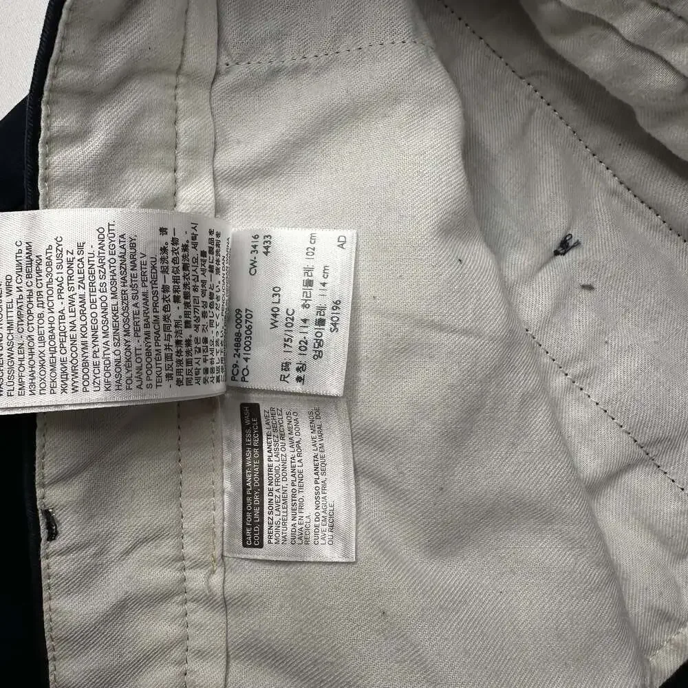 Levi Strauss & Co. Men's Navy Blue Cotton Chino Pants